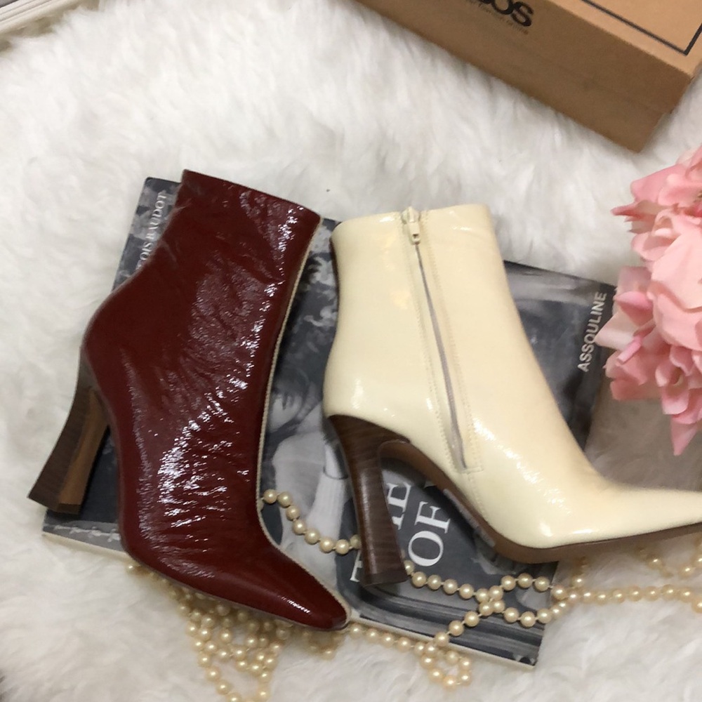BNIB • ASOS • Two-Tone Leather Ankle Boots - Picture 13 of 15